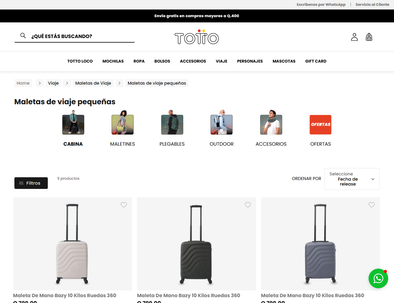 Ropa casual y deportiva de la marca Totto.